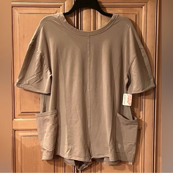 NWT Free People Hot Shot Tee Romper - Picture 7 of 15